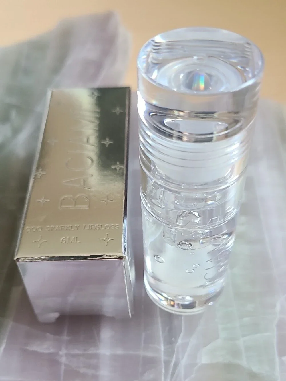 BACIAMI Sparkly Lipgloss - Water Drop - Clear Gloss